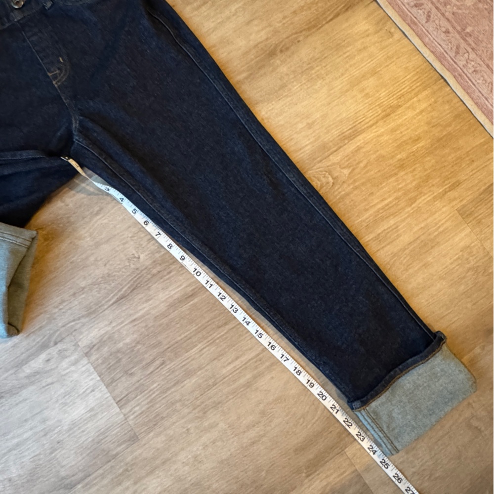 SPANX Cuffed Straight Leg Jeans sz M/P - Picture 6 of 9